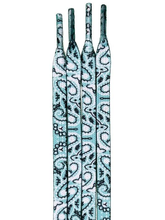 Teal Bandana Laces